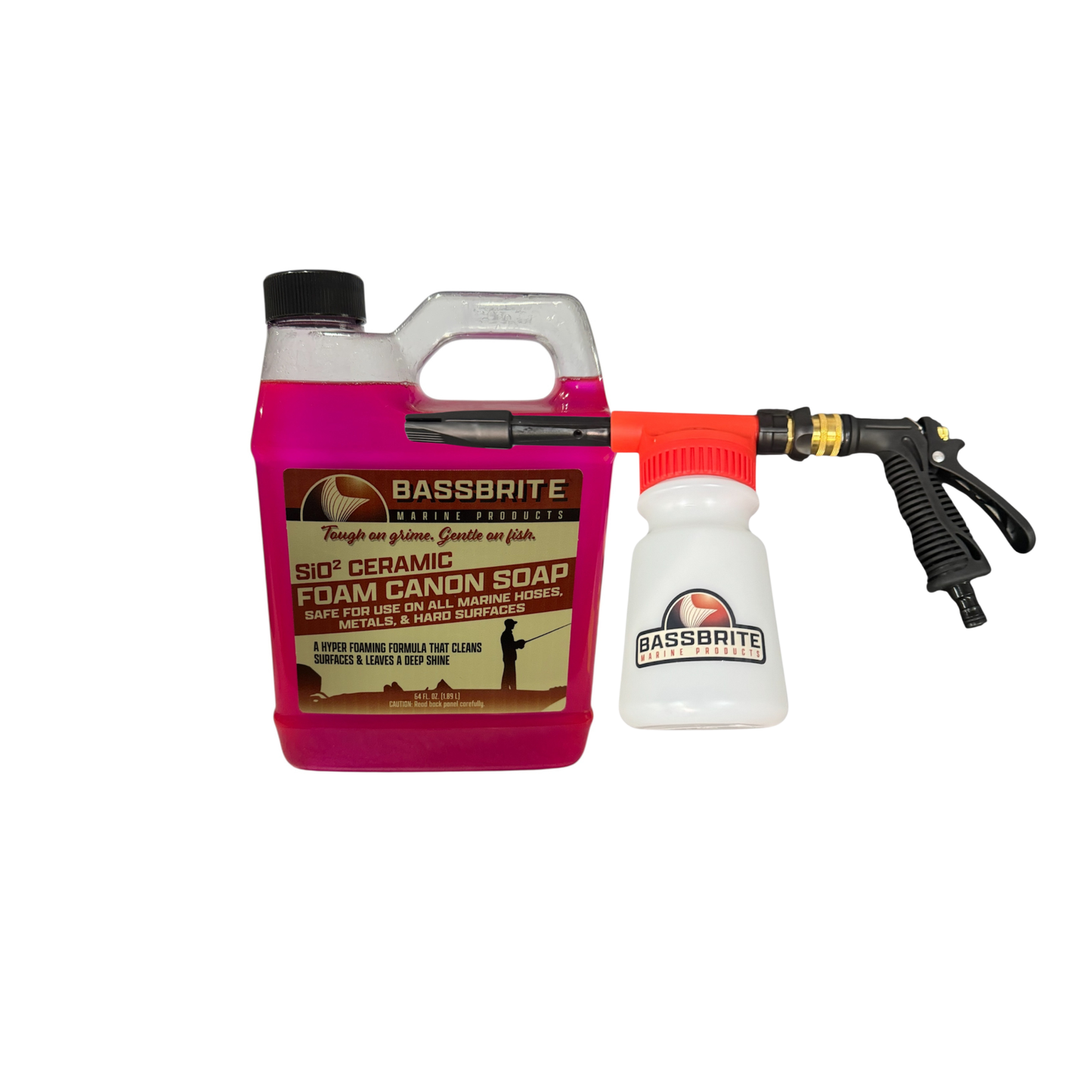 BassBrite Foam Cannon Kit w/32oz Marine EVA Cleaner